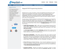 Tablet Screenshot of megrisoft.net